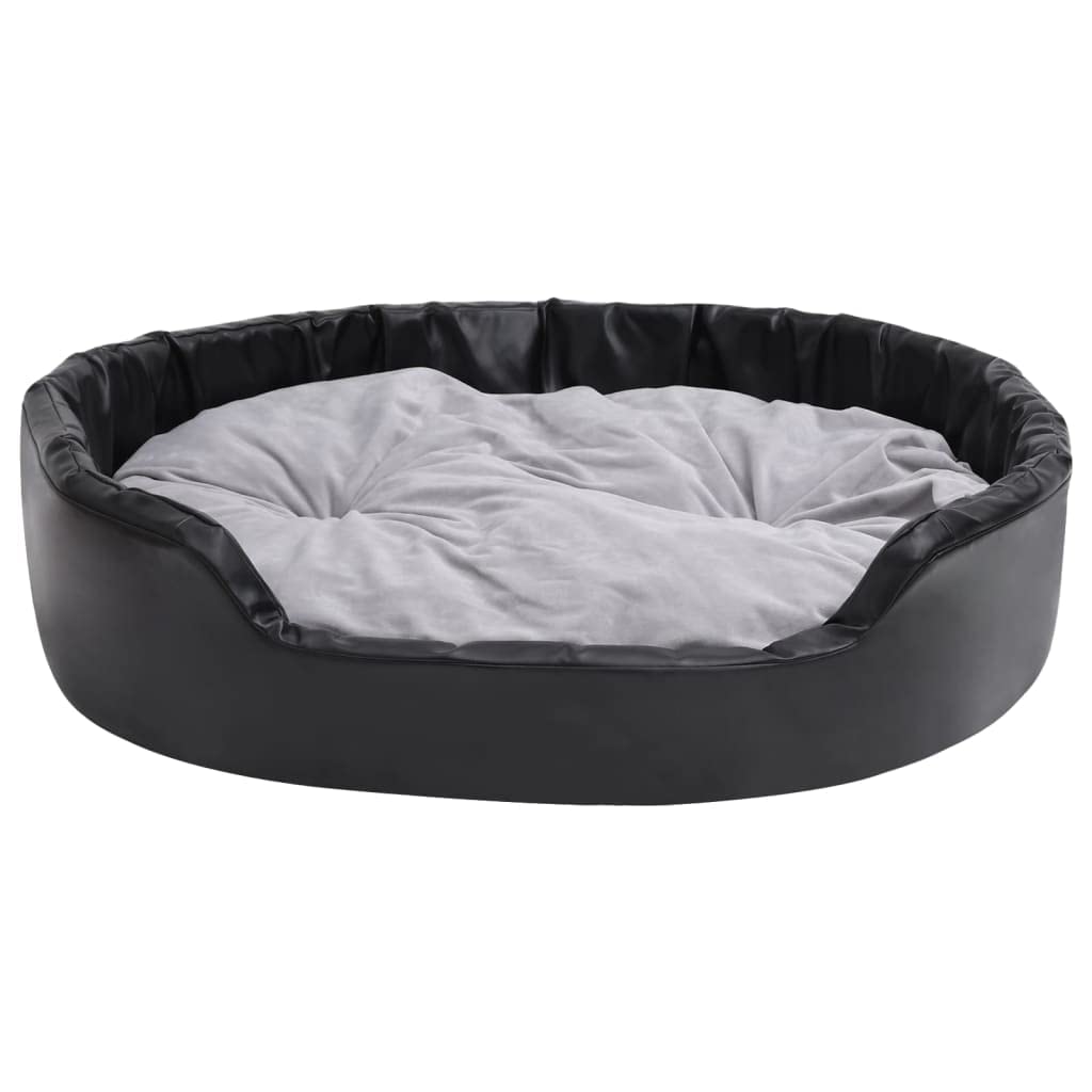 Cama para perros pequeños de felpa suave y piel sintética de fácil cuidado con base antideslizante y funda lavable con cremallera como sofá grueso acolchado para mascotas