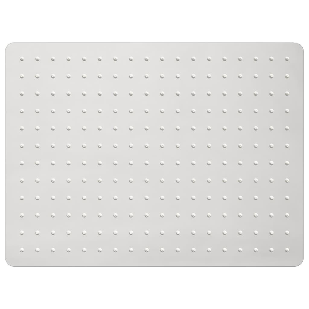 vidaXL Testa Doccia a Pioggia Acciaio Inox 304 40x30 cm Rettangolare, soffione Doccia a Pioggia, soffione Bagno, Parte Doccia