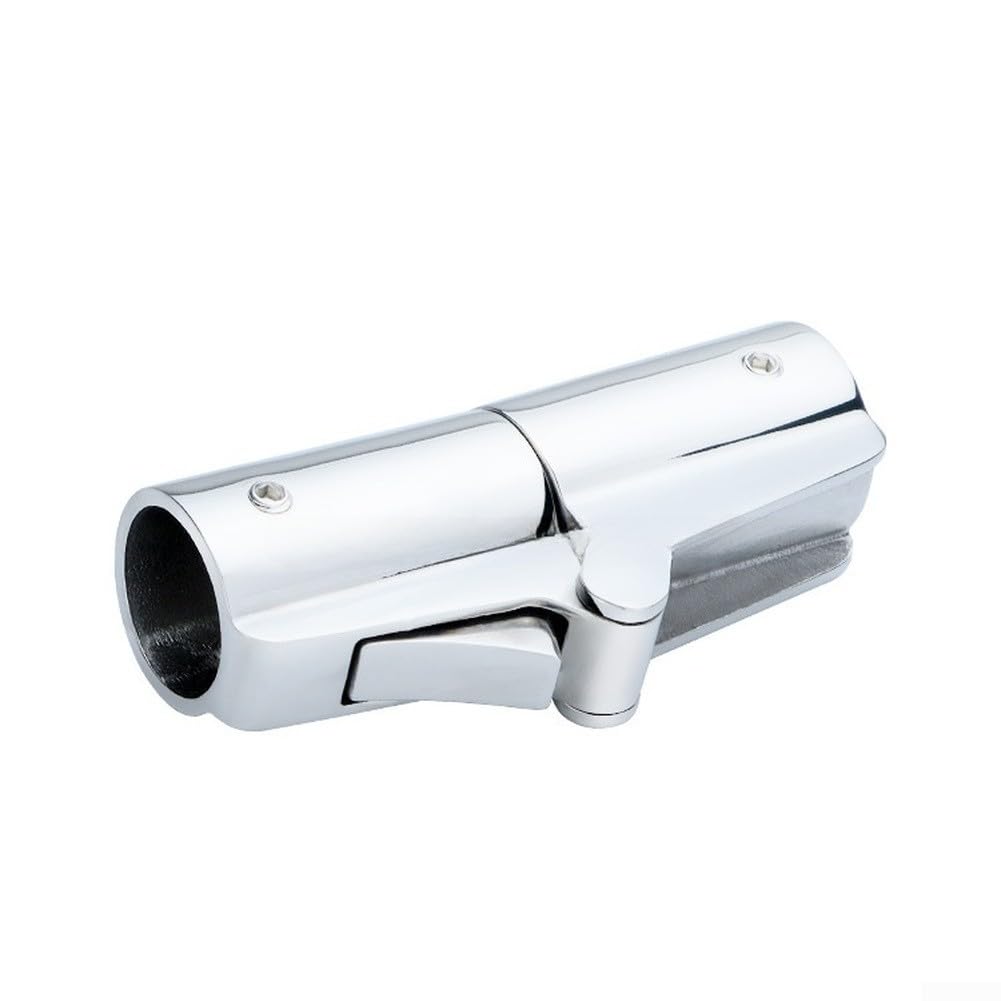 Accarugty Marine Swivel Pipe Connector, 316 Stainless-Steel Snap-In Fitsting, Mirror Polished Joint Clip For Yacht Boat for kayak Accessesories 25Mm