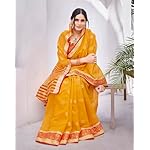 Yashika-Womens-Georgette-Saree-Printed-Saree-With-Unstitched-Blouse-Material-Suitable-For-All-Indian-Occasions-and-Festivals-AZ-YS-OG-HALDI-YELLOW
