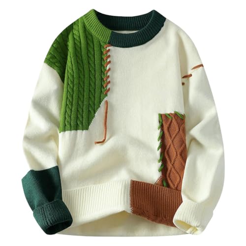 Pull en tricot chaud pour homme contre le froid d'automne hiver rigoureux
