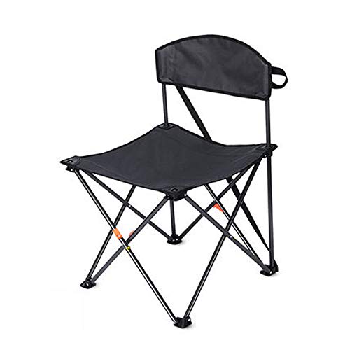 Klappstuhl für den Außenbereich - klappbarer, tragbarer Rückenlehnenstuhl Kleiner Stuhl Zum Angeln von Pferden
