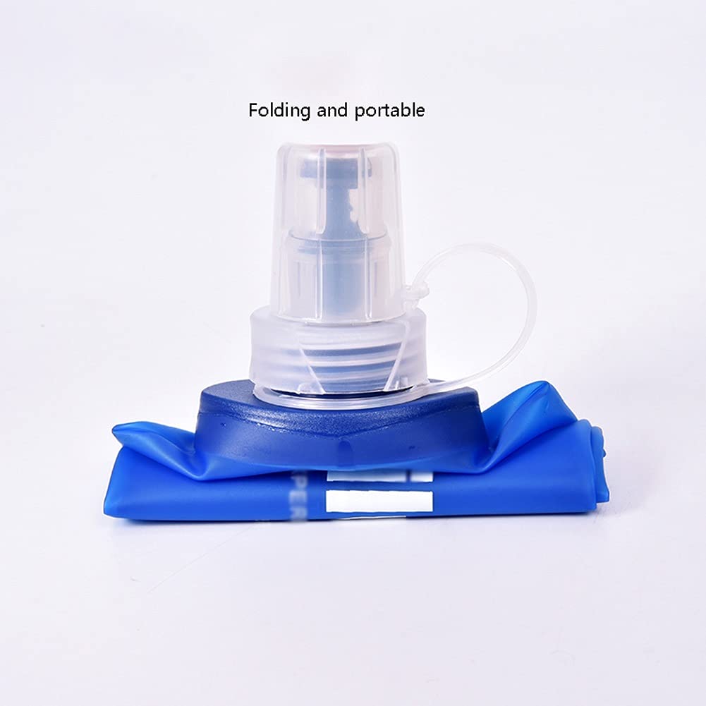 Borraccia Sportiva Borraccia Sportiva Borraccia Pieghevole Leggera Borraccia da Viaggio Compatibile con Campeggio Escursionismo Viaggi attività all'aperto Borracce (capacità : 500ml) (500ml)