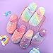 Kids Slippers Luminous Night Lights Warm Plush for Boys Girls House Indoor Shoes 52G19