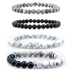 Map Stone+Black Obsidian+Howlite