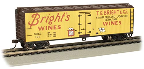 Wagon frigorifique Bright's Wines Voie H0 finition bois de collection