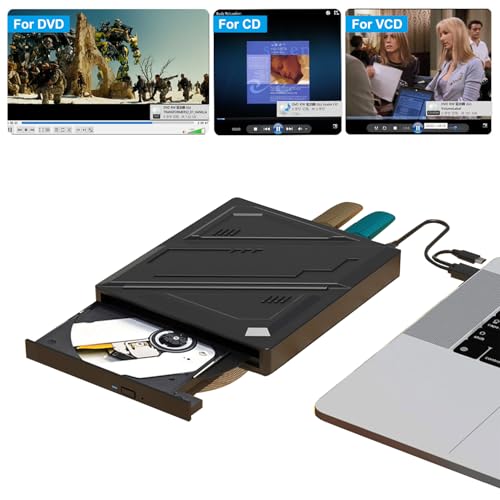 Unidad Externa Portátil CD DVD +/-RW USB 3.0 Tipo-C miniatura 5