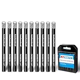 10 pcs 1/4' Diamond Drill Bits for Tile, Porcelain, Ceramic, Granite, Marble, Stone, Glass, Dry Drilling Tile Drill Btis with Storage Case and 1/4' Round Shank