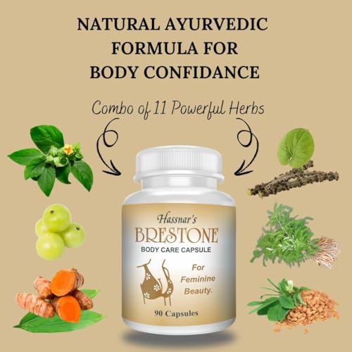 Hassnar's Breast Care Capsule For Women. Pack of 90 Capsules