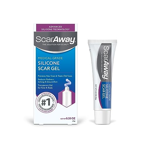 ScarAway Advanced Formula Scar Gel 100% Silicone for Scars 0.35 oz by ScarAway