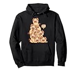 Photo Gallery carino kawaii puppy pug dog pile chibi donne ragazze felpa con cappuccio Photo Gallery carino kawaii puppy pug dog pile chibi donne ragazze felpa con cappuccio