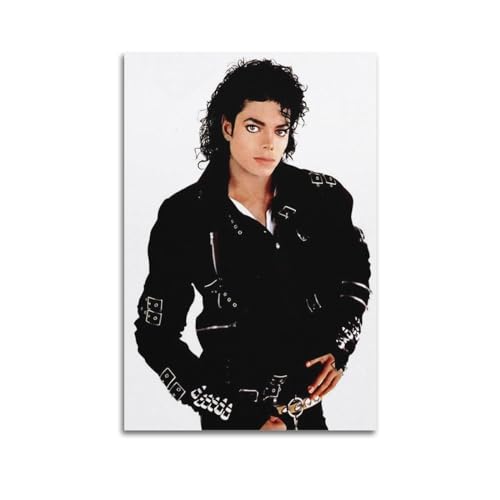 Affiche de chanteur Michael Jackson idée déco murale originale pour grand fan de musique