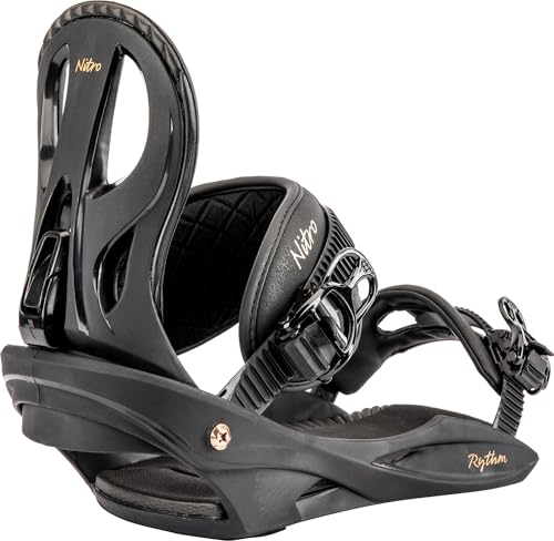 Nitro Rythm Womens Snowboard Bindings, Black...