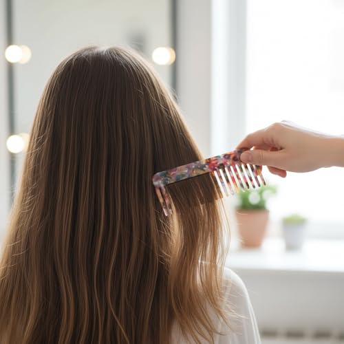 4 Peines Anchos de Dientes Grandes para Mujeres miniatura 4