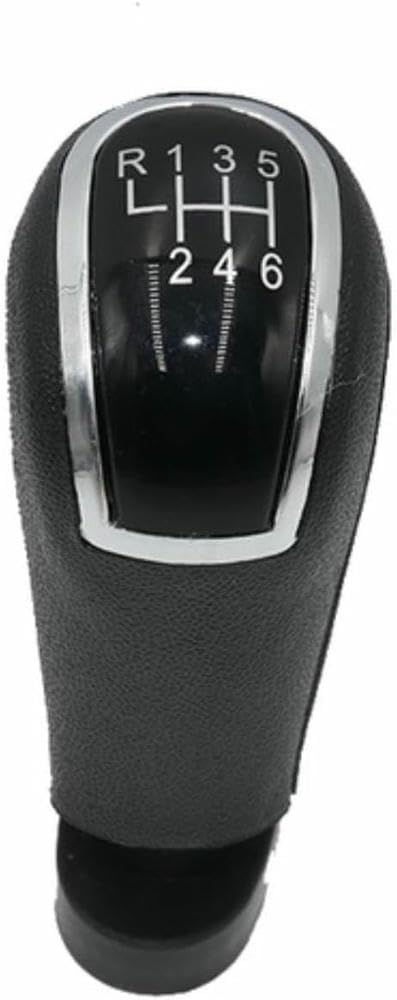 Gznbb 6S Knob Car Manual Gear Shift Knob Boot Cover Gaiter Lever Shifter Handle Stick, For Skoda Fabia 1 Mk1 2000-2008