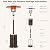 DIAMONDFORGE 50,000 BTU Patio Heater - Propane Patio Heater with Double-Layer Stainless Steel Burner, Space Heater, Outdoor Heaters with Wheels Used for Garden, Patio and Residential, Brown