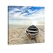 Wieco Art Boat Modern Seascape Giclee Canvas Prints Artwork Landscape Pictures to Photo Paintings on Stretched and Framed Canvas Wall Art Ready to Hang for Home Office Decorations 20 by 20 inch