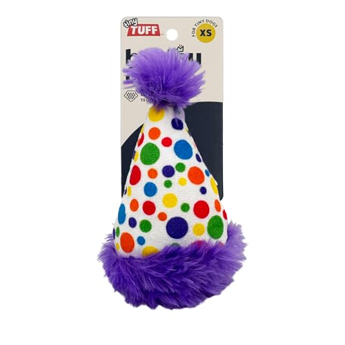 Huxley & Kent H&K Dog Tiny Tuff Polka Dot Party Hat