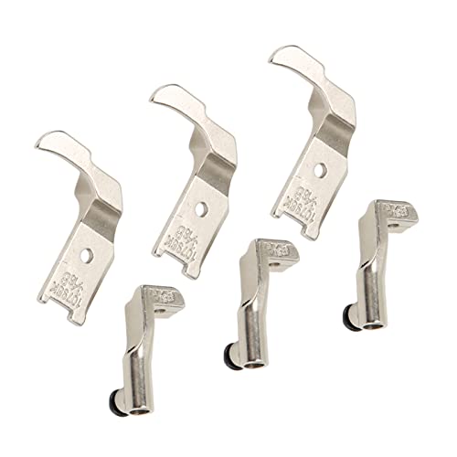 3 sets de prensatelas para máquina de coser de acero miniatura 3