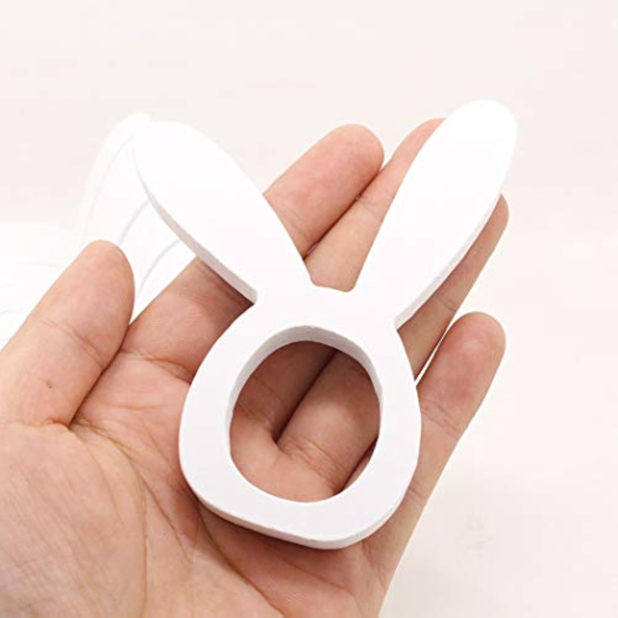 Easter Bunny Decorative Wooden Napkin Ring Holder