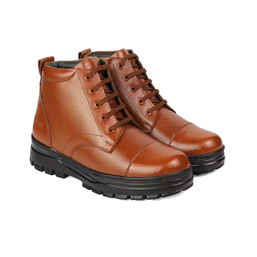 Image of XHUGOY COMBAT POLICE DMS WARDI BOOT IN BLACK|TAN