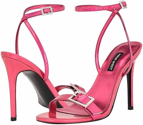 Nine West Women's MORAS Heeled Sandal, Pink 650, 8 | Image 5