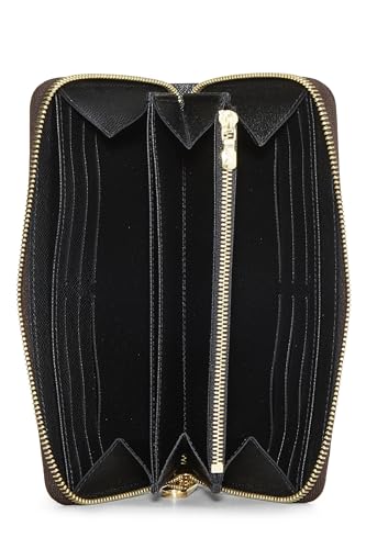 Pre-Loved Monogram Reversed Zippy Continental, Brown4