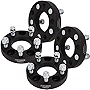 SCITOO 4Pcs 1 inch 5x4.5 Wheel spacers with 12x1.5 Studs Bore 73mm Compatible with for for Rav4 for Tiburon for TL for TSX for S2000 for RSX for NSX for CL for RL for 300M Wheel spacers 5 lug 5x114.3