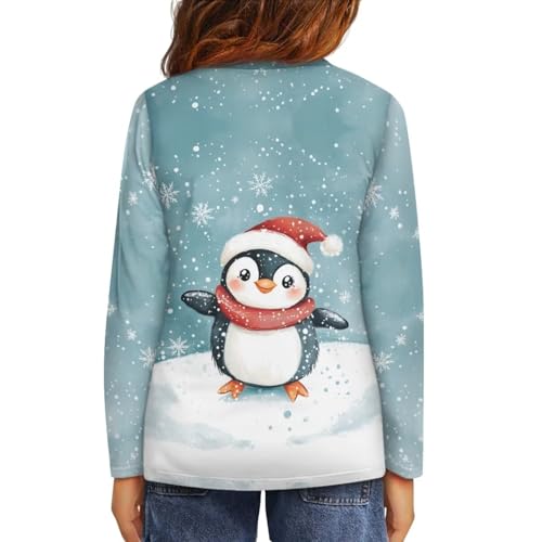 Image of Girls Long Sleeve Shirts Casual Crewneck Soft T-shirts for Girls 3-16 Years Old