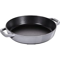 Cazuela Staub Staub Paellera, Hierro Fundido, Gris Grafito, 26 cm