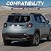nsautolighting LED License Plate Light Assemblies for 2015 2016 2017 2018 2019 2020 2021 Jee'p Renegade Rear Tag License Number Plate Lamp OEM Error Free Number Plate Lamps 6000K Xenon White