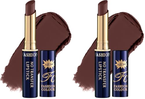 Image of Fashion Colour Lip Super Stay | Non Transferable Lipstick Waterproof | Lipsticks For Women Waterproof | 12-Hour Stay | Matte Finish | Long-Lasting | Highly Pigmented | Bold Colours Shade-47 (Chestnut)