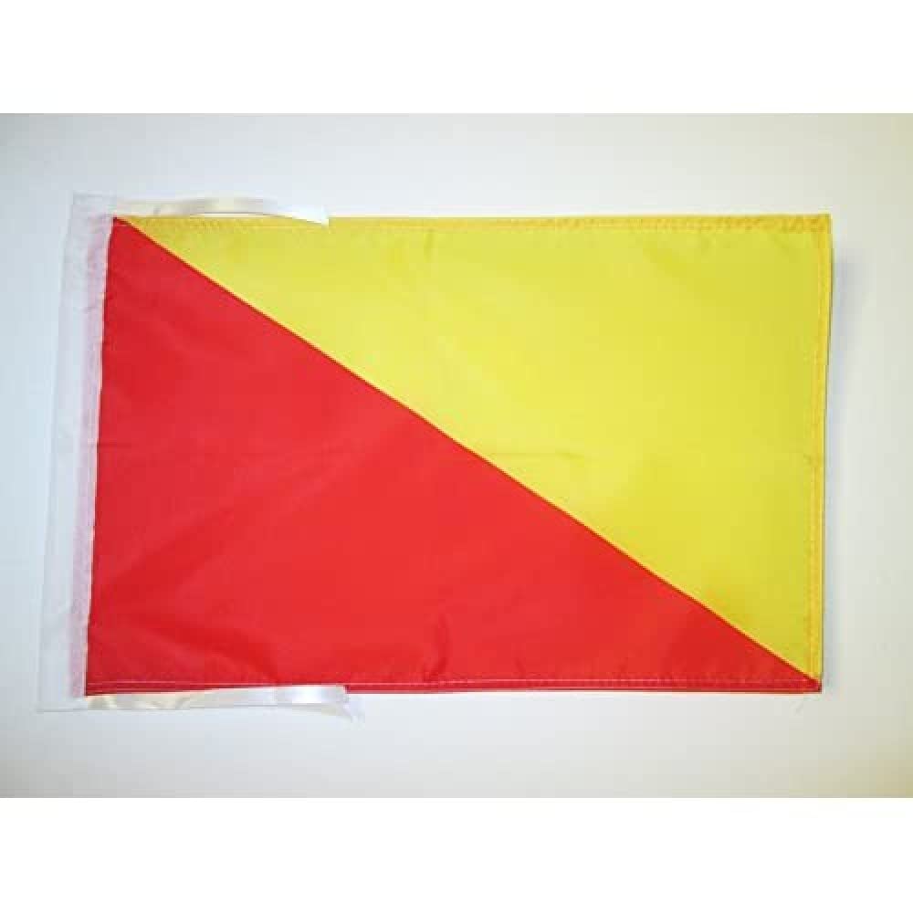 Iran Old Persia Flag 18'' x 12'' cords - Persian SMALL flags 30 x 45cm - Banner 18x12 in - AZ FLAG — view 516