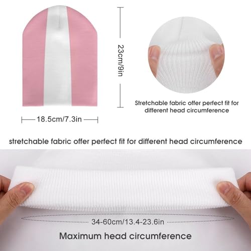 Trans Pride FlagChildren's Polyester Knitted Hat, Easy to Travel2