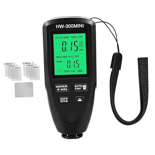 Medidor Digital de Espesor de Recubrimiento LIFKOME para Medición de Pintura Automotriz, Probador No Destructivo con Detección Automática de Sustrato para Capas de Pintura y Uso Industrial miniatura 1