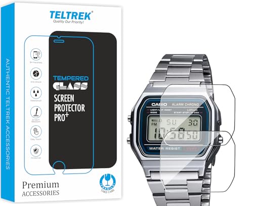 Image of Screen Protector Compatible With Casio Vintage Watch A 158WA 1Q Smartwatch, Full Hydrogel TPU Screen Guard not a Tempered Glass (Pack of 2)