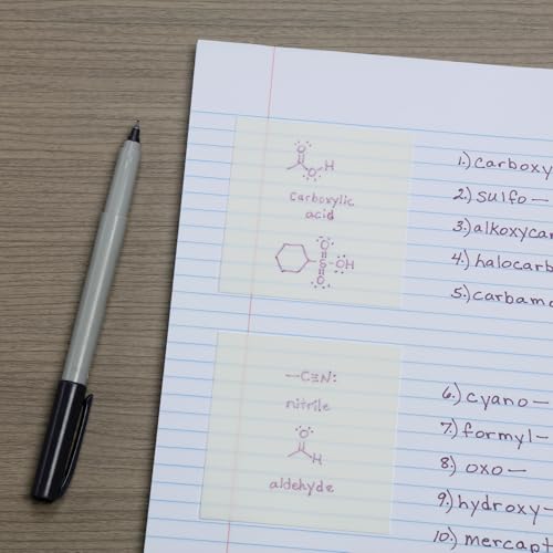 Image of Redi-Tag Clear Sticky Notes, Clear Sticky Notes 3 inch x 3 inch, 4 Pads, 50 Notes Per Pad, 200 Sheets (1006596)