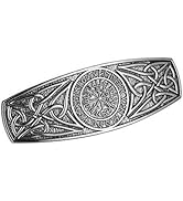 Kkjoy Viking Compass Symbol Hair Barrettes Large Hand Crafted Hair Clips Vintage Metal French Hai...