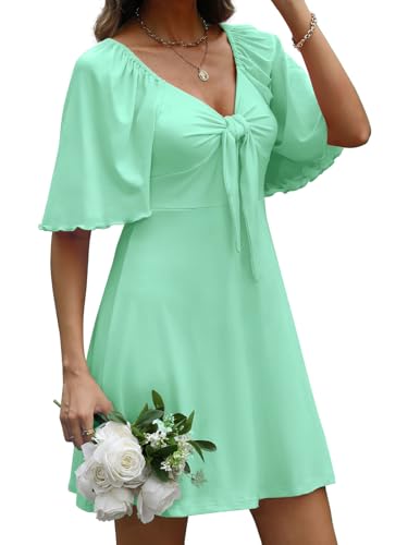 Image of MixShe Summer Dresses for Women 2026 Elegant Classy V-Neck Dress S-XXL