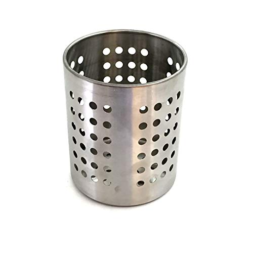 Spoon Holder Stainless Steel Cutlery Holder Pen Brush Stand Kitchen Spoon Dining Table Cutlery Holder Multipurpose Holder Size 4 X 4 X 4.5 Inch