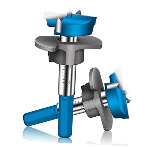 BESTonZON a Tazza Regolabile per Lavorazione del Legno da 35 Mm Punta da Trapano in Acciaio Ad Alta Resistenza Foratura Apriscatole per Cerniere
