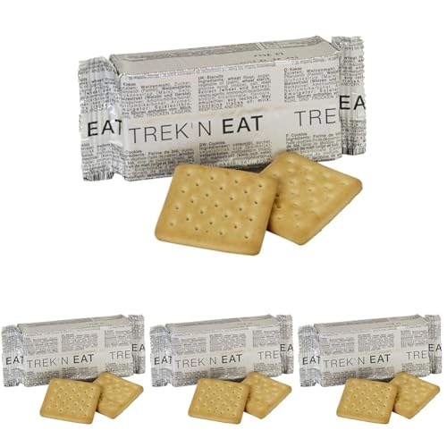 Galletas Trek’n Eat para Senderismo (12 unidades) – Galletas duras de alta energía para actividades al aire libre, senderismo y provisiones de emergencia – Larga duración, listas para consumir