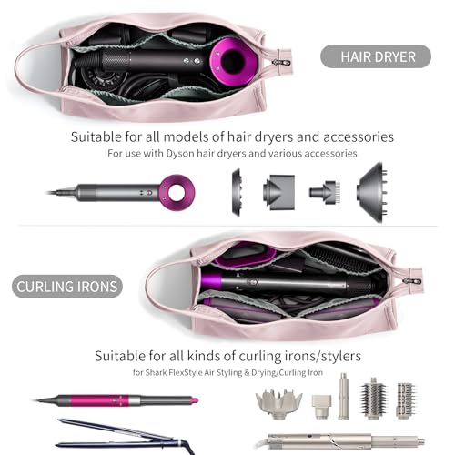 Veki Portable Travel Storage Bag Compatible with Dyson Supersonic Hair Dryer - Image 2