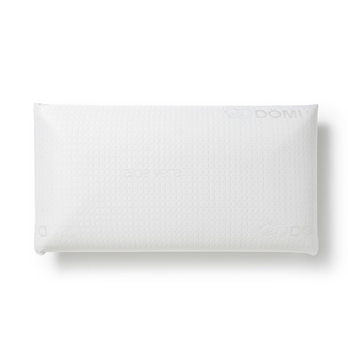 Almohadas viscoelasticas 70 Pack 2 DÖMUN Original, Almohada Cervicales y Cuello Ergonómicas Aloe Vera, Memory Foam Pillow Transpirable para Dormir, Almohada viscoelastica 70x40 Fabricadas en España
