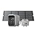 ECOFLOW DELTA 3 Max Plus tragbare Powerstation 2048 Wh mit 400W Bifazialem Solarpanel, 0% VAT WLAN Stream Mikrowechselrichter 800W, 3000W AC-Ausgang, 1000W Solareingang, für Zuhause, Camping, Outddor