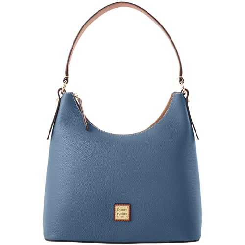 Dooney & Bourke Women's Hobo Bag in Pebble Grain Leather, Large Handbag with Single Shoulder Strap