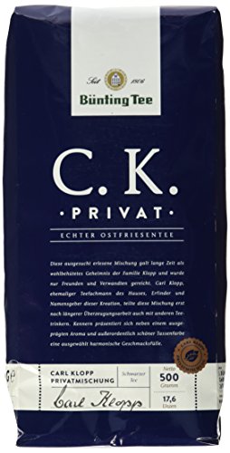 Bünting Tee C.K. Privat Echter Ostfriesentee 500 g lose, 2er Pack (2 x 500 g) Cover