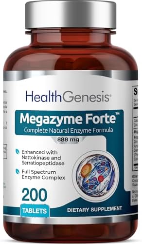 Megazyme Forte +Plus 200 Tabs - Improved Formula - ZYME48