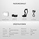 NEEWER Basics Magnetische Zusatzleuchte Kompatibel mit DJI OSMO Pocket 3 Gimbal Cam Creator Combo, 1.3W USB C Wiederaufladbare Kunststoff Mini LED Fill Light Attachment für Selfie Vlog Aufnahme, M21
