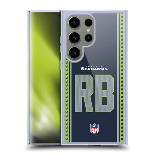 Coque Samsung S24 Ultra MagSafe NFL Seattle Seahawks bleu marine en gel 5G